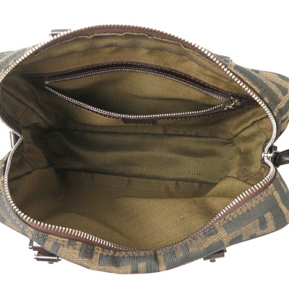 FENDI Brown Zucca Shoulder Bag - Picture 6 of 10